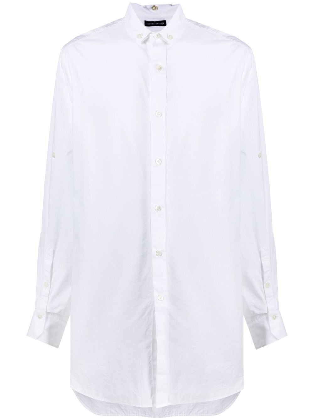 Ann Demeulemeester oversize cotton shirt - White von Ann Demeulemeester