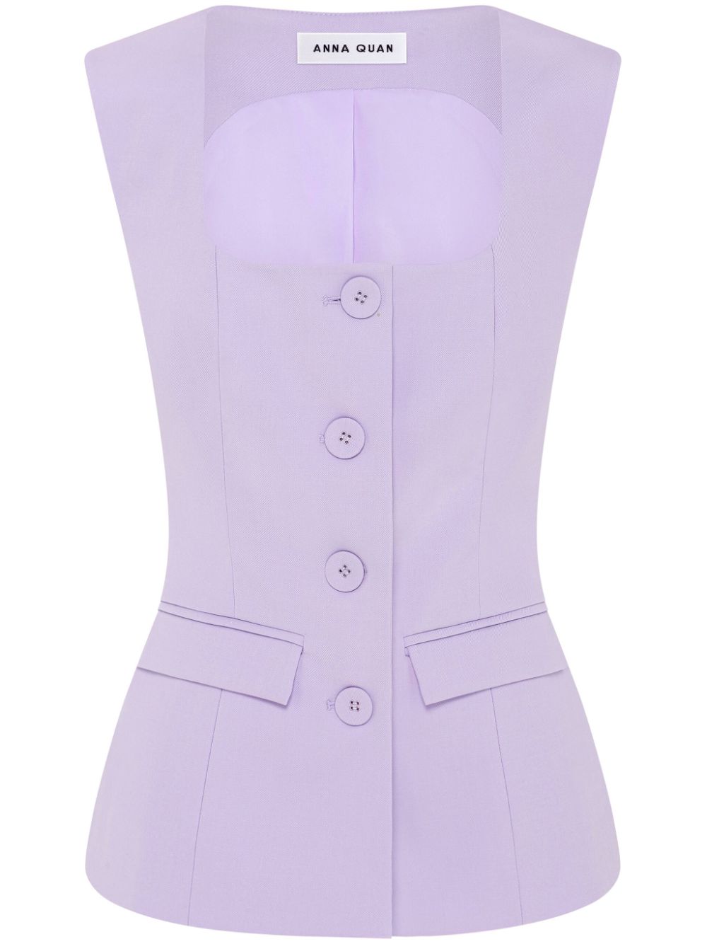 Anna Quan Antonella tailored top - Purple von Anna Quan