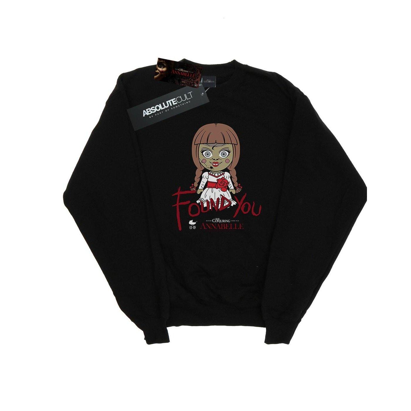 Chibi Found You Sweatshirt Damen Schwarz S von Annabelle