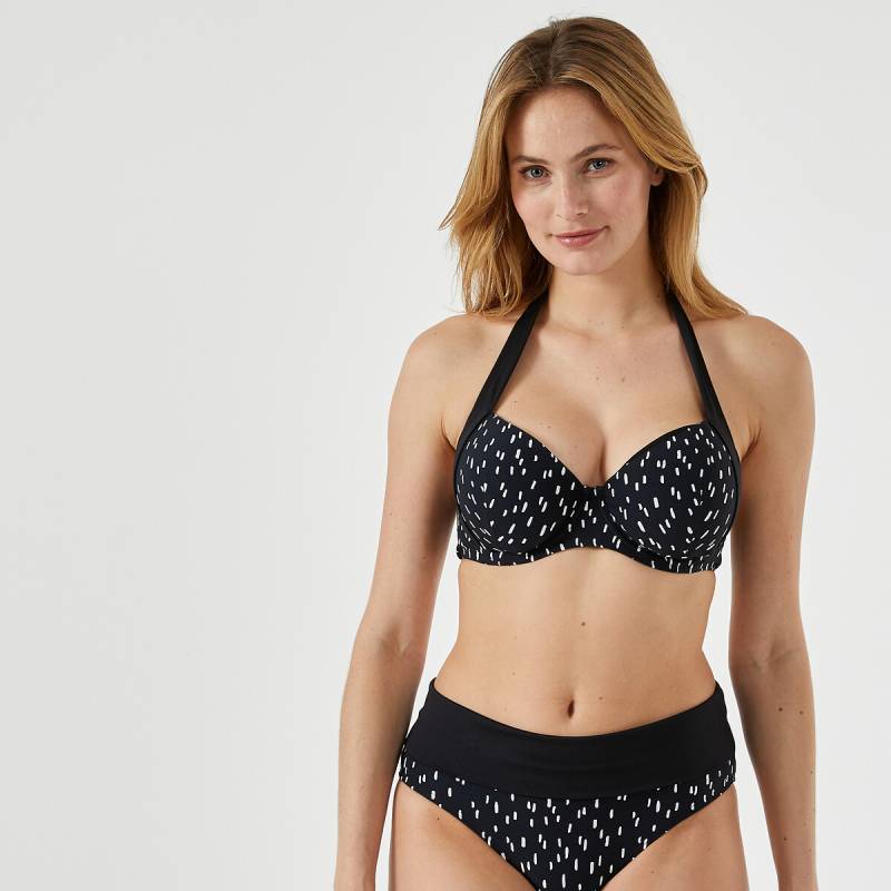 Bikini-Oberteil in Foulard-Form mit Grafikprint von Anne weyburn