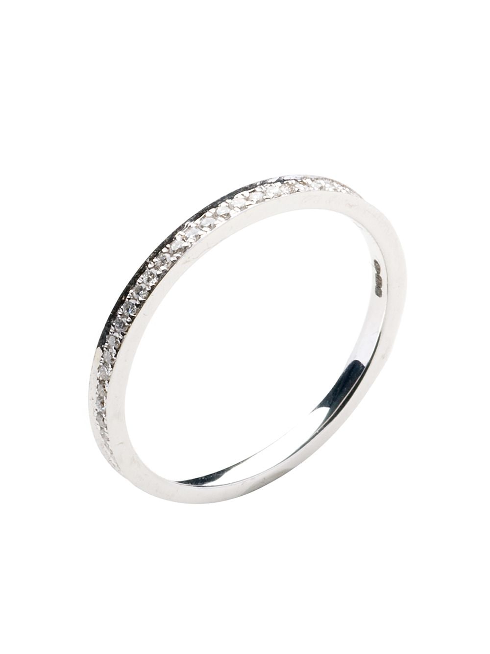 Annoushka 18kt white gold diamond Eclipse Eternity ring - Silver von Annoushka