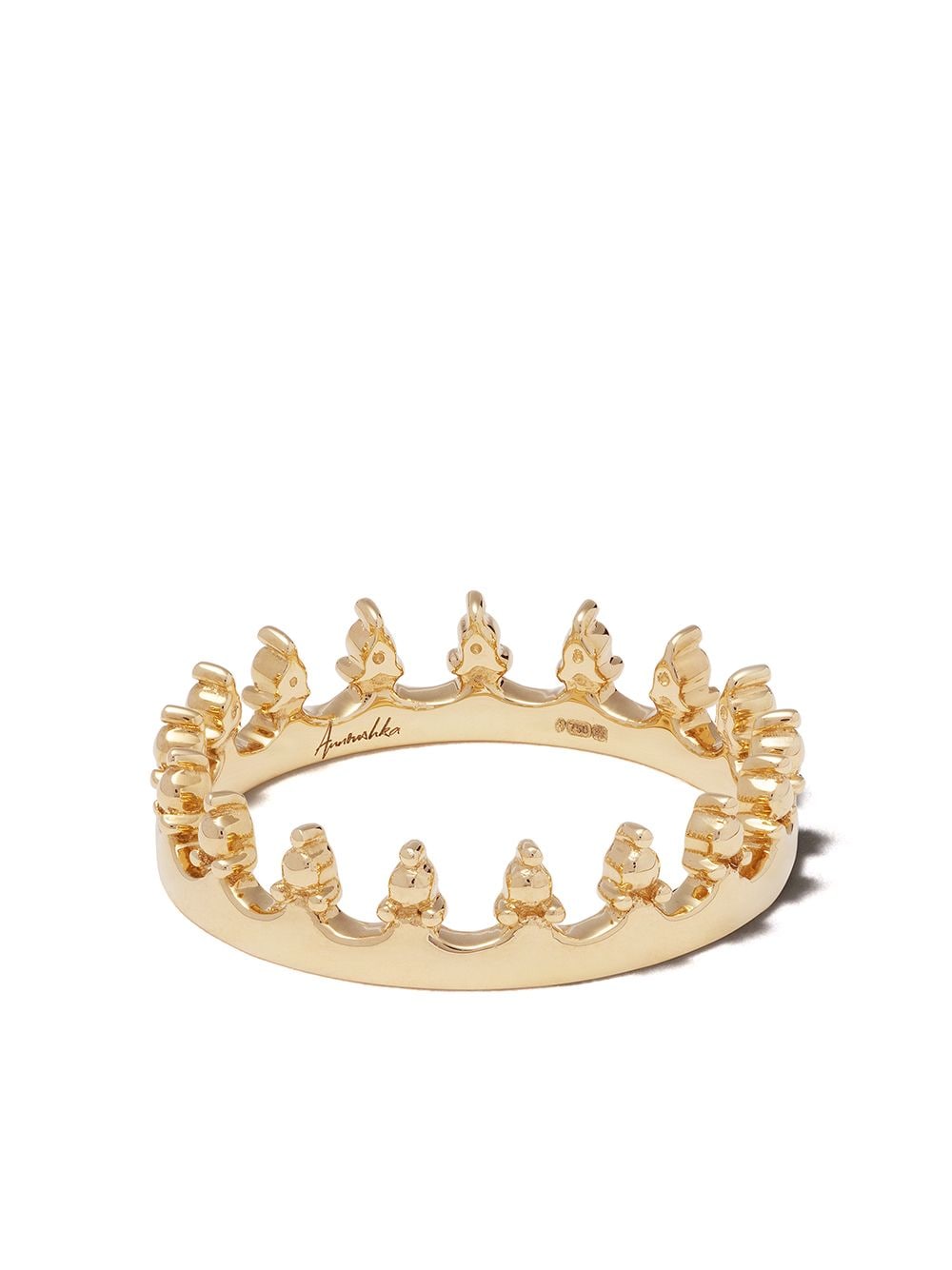 Annoushka 18kt yellow gold Crown ring von Annoushka