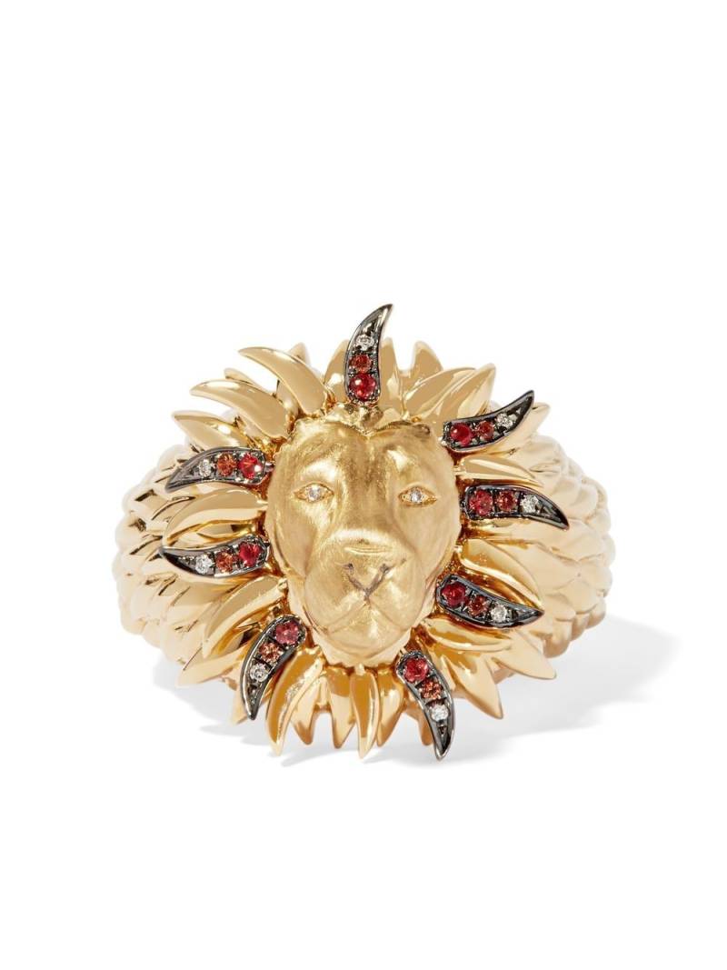 Annoushka 18kt yellow gold Lion ring von Annoushka