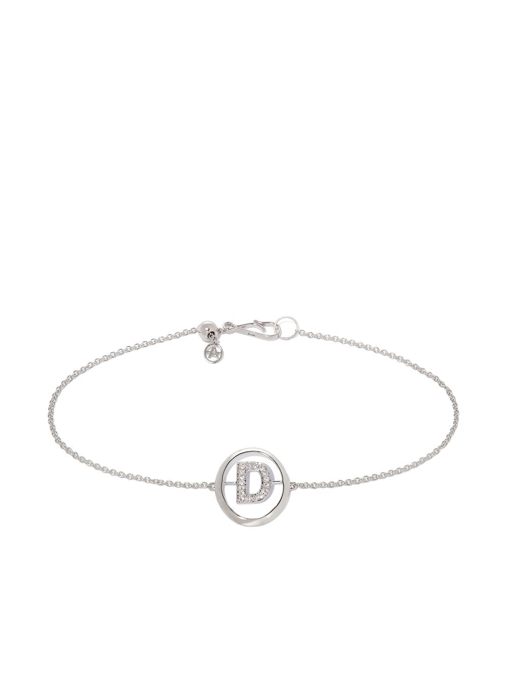 Annoushka 18kt white gold diamond Initial D bracelet - Silver von Annoushka