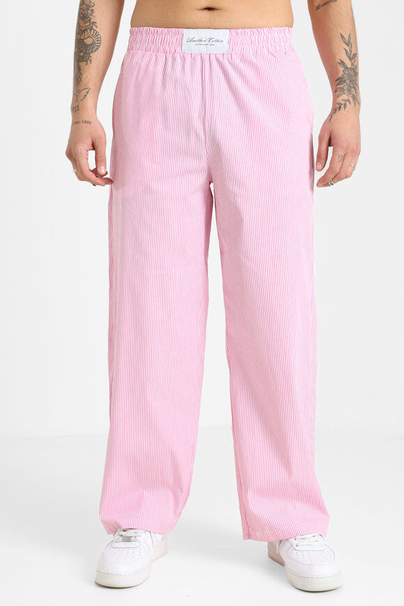 Another Cotton Stoffhose | Pink + White | Herren  | XL von Another Cotton
