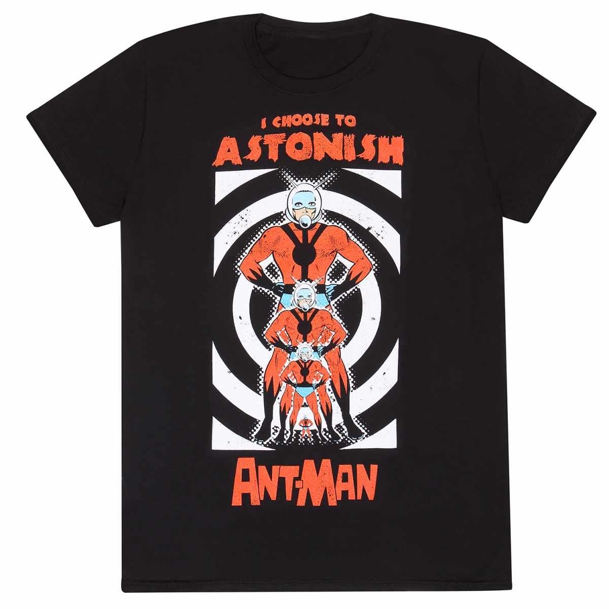 Astonish Tshirt Herren Schwarz L von Ant-Man