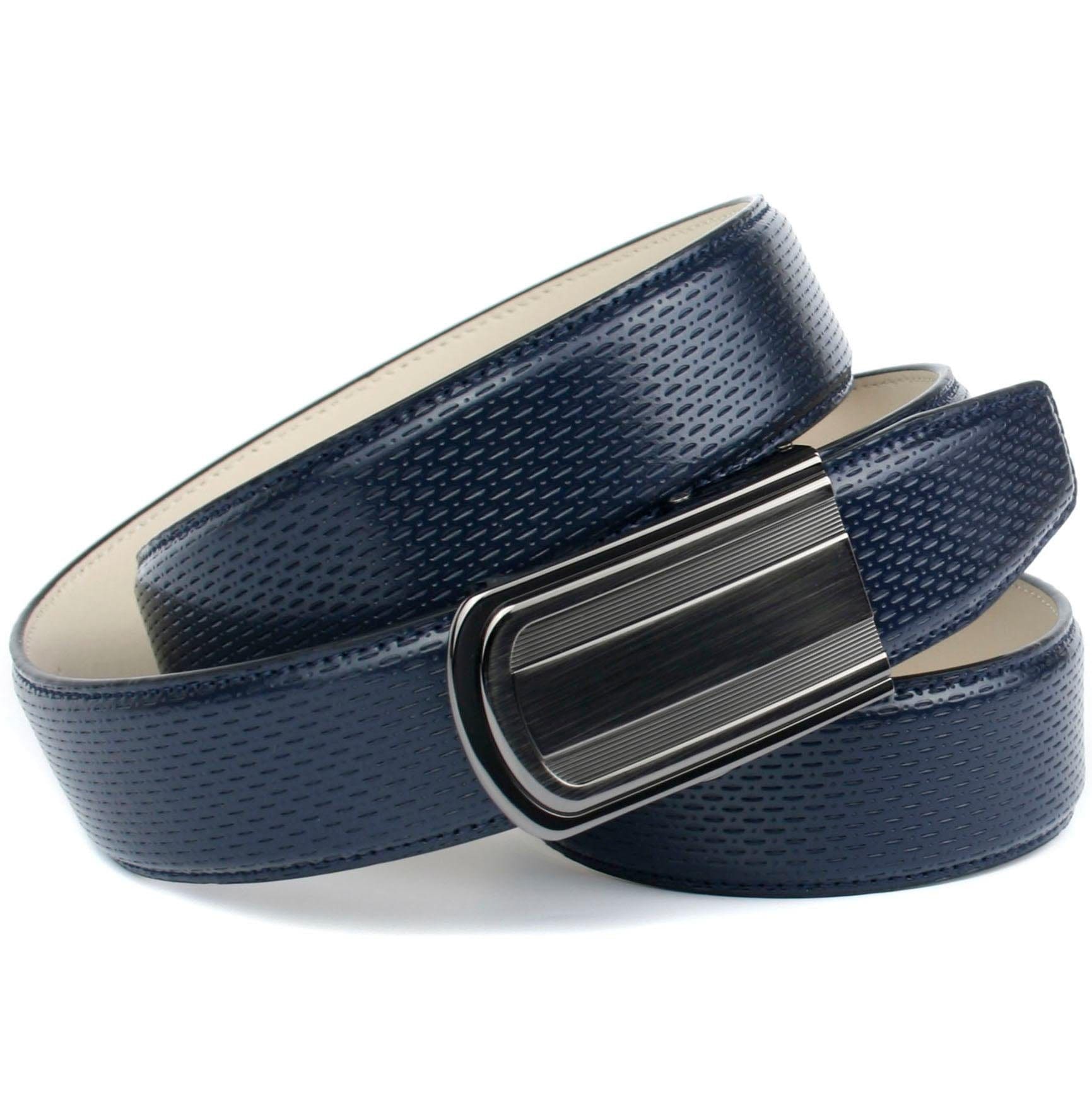 Anthoni Crown Ledergürtel, für blaue Schuhe mit perforiertem Leder Anthoni Crown Ledergürtel, für blaue Schuhe mit perforiertem Leder von Anthoni Crown