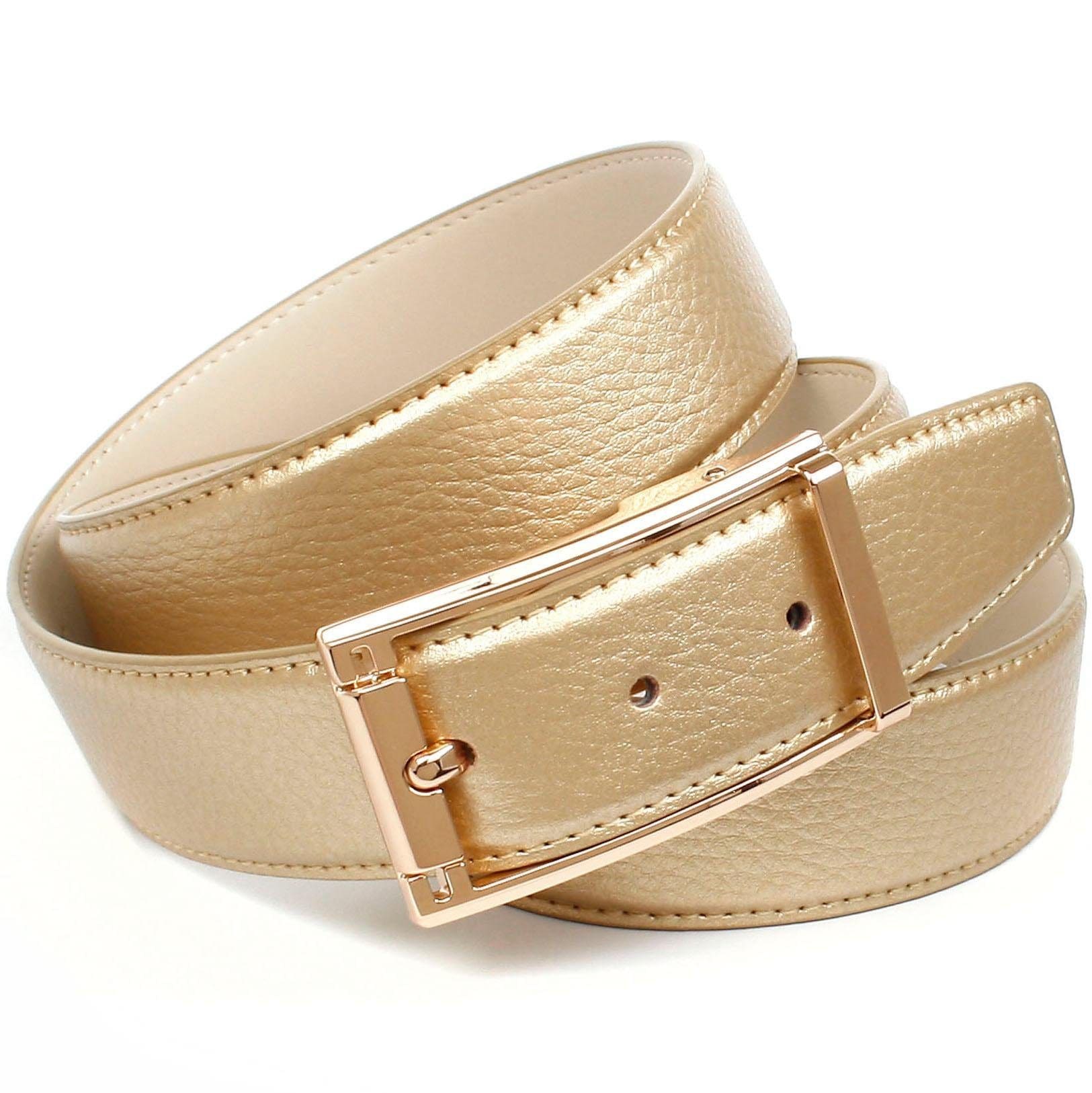 Anthoni Crown Ledergürtel, im klassischen Design und glänzender Oberfläche Anthoni Crown Ledergürtel, im klassischen Design und glänzender Oberfläche von Anthoni Crown