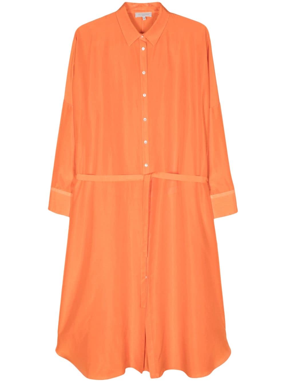 Antonelli Leopardi shirt dress - Orange von Antonelli