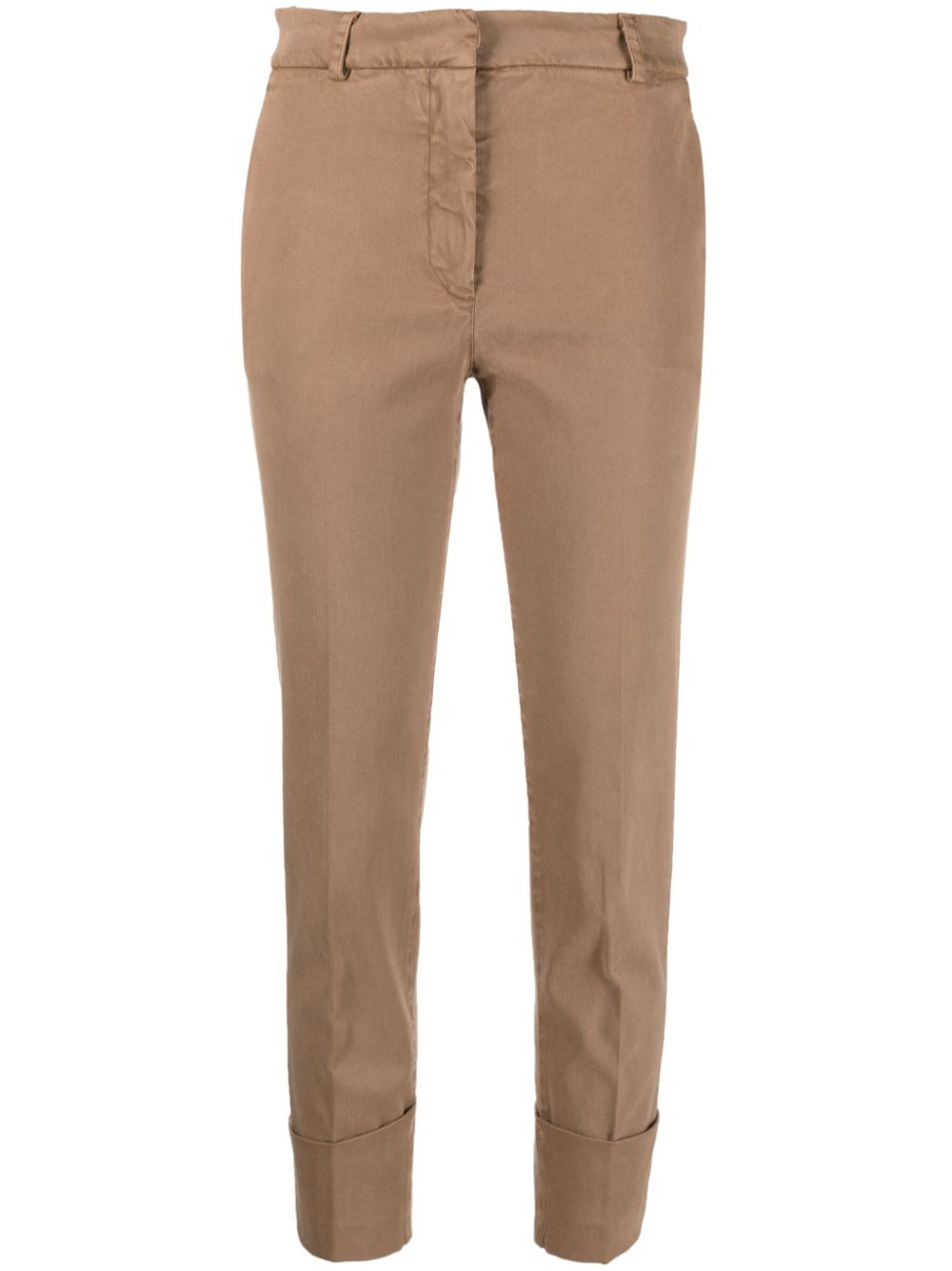 Antonelli cropped slim-fit chinos - Brown von Antonelli