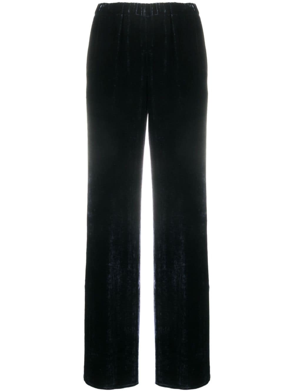 Antonelli elasticated-waist velvet trousers - Blue von Antonelli