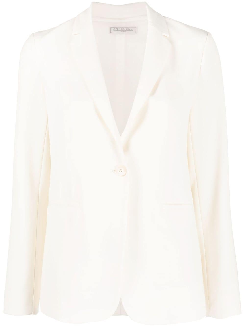 Antonelli long-sleeve single-breasted blazer - Neutrals von Antonelli