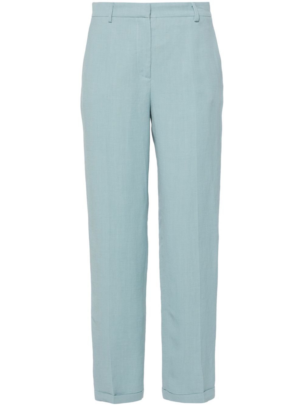 Antonelli pressed-crease straight-leg trousers - Blue von Antonelli