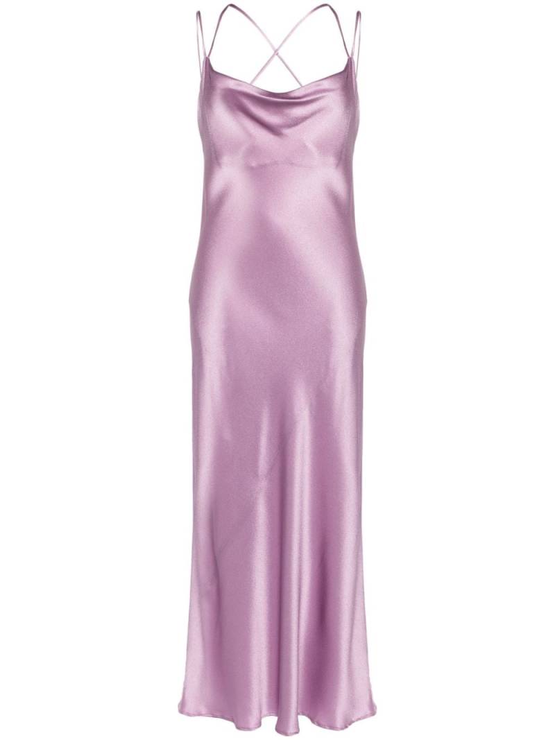 Antonelli satin midi slip dress - Pink von Antonelli