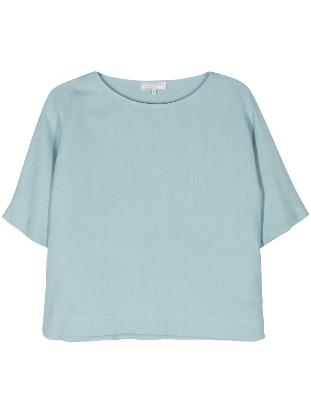 Antonelli short-sleeved blouse - Blue von Antonelli