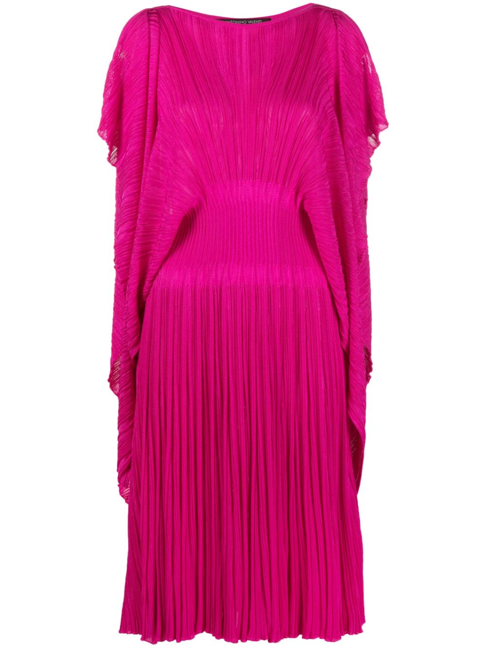 Antonino Valenti fully pleated slit-sleeve dress - Pink von Antonino Valenti