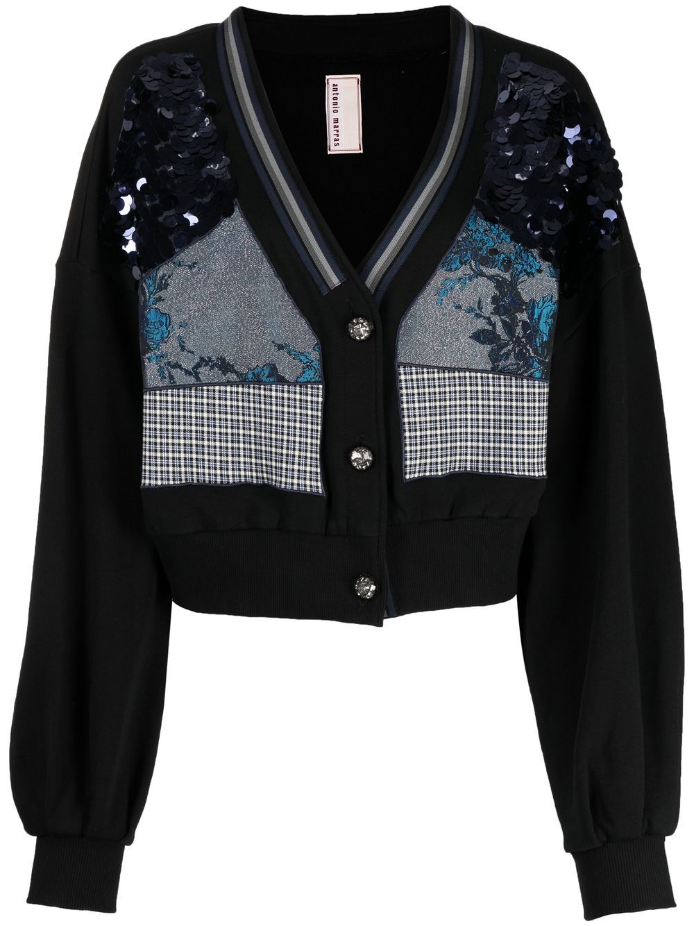 Antonio Marras Cocco B Cropped Jacket - Black von Antonio Marras