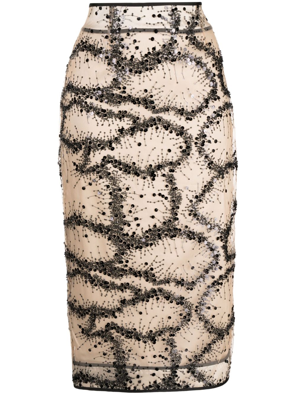 Antonio Marras sequin-embellished skirt - Neutrals von Antonio Marras