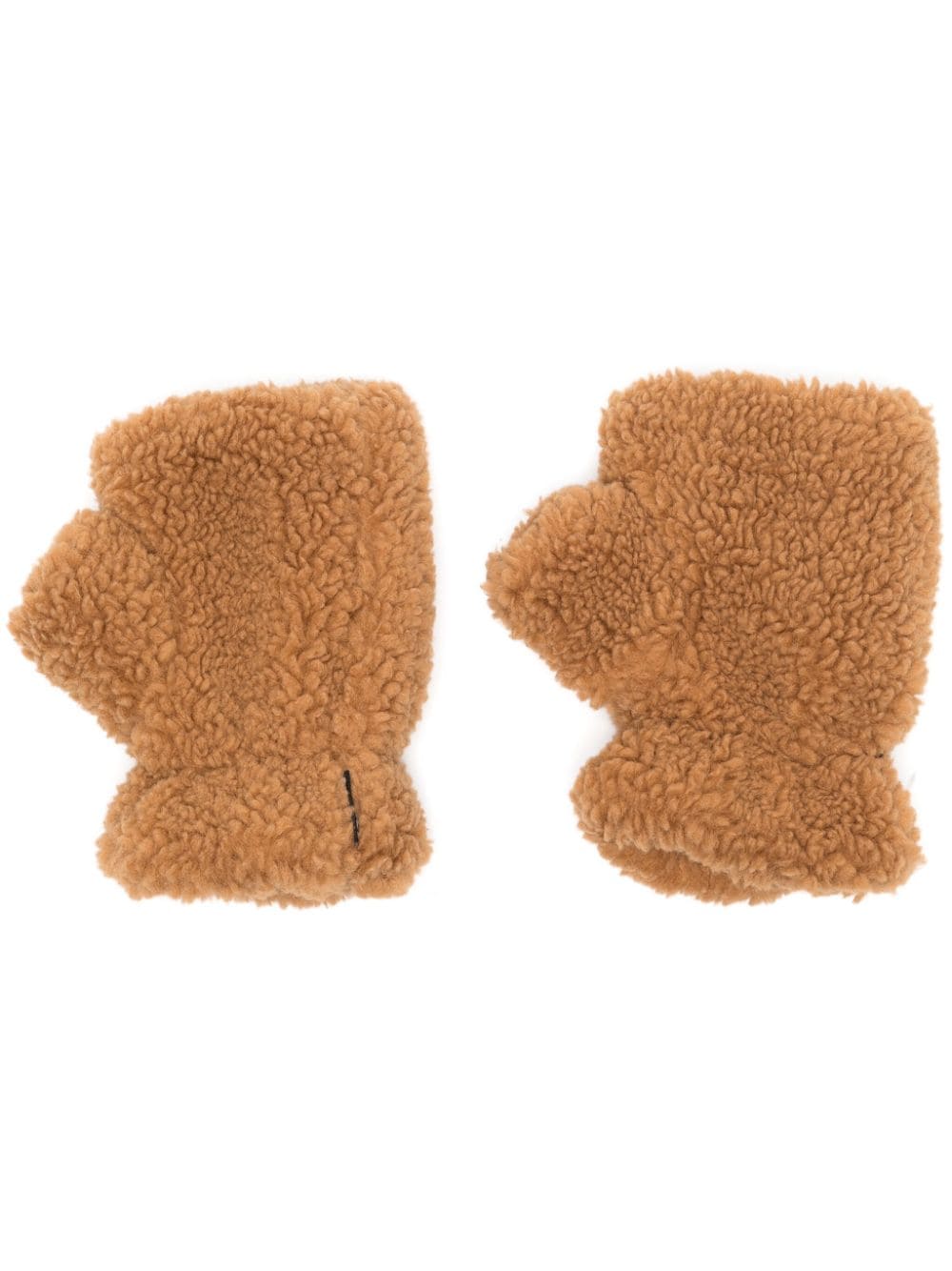 Apparis Ariel teddy-fleece gloves - Brown von Apparis