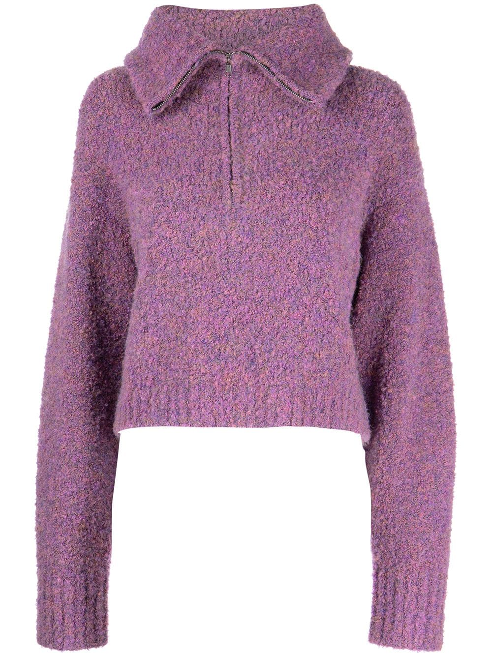 Apparis Jean spread-collar jumper - Purple von Apparis