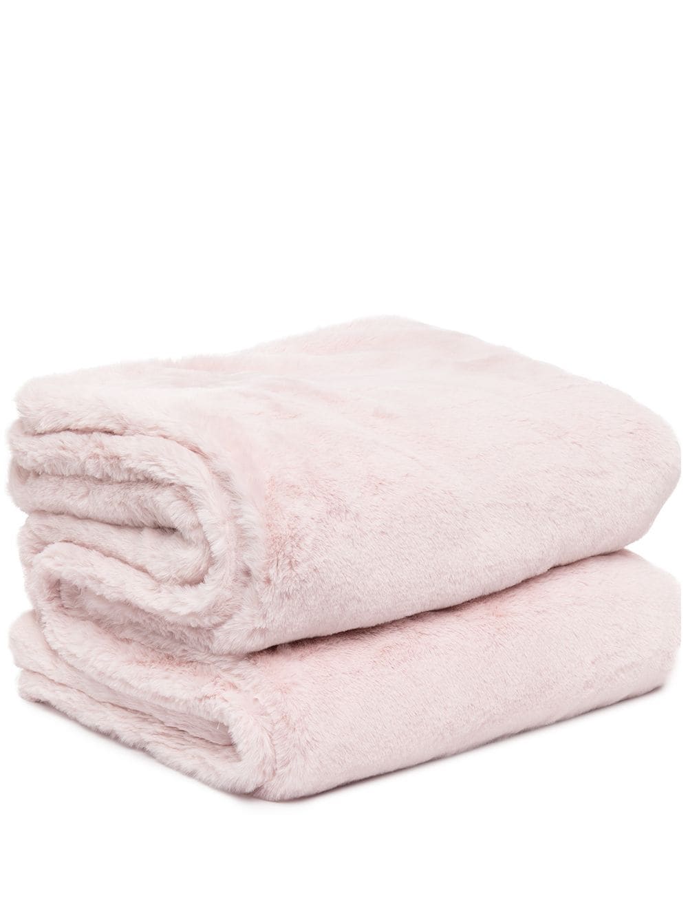 Apparis Mini Brady faux-fur blanket - Pink von Apparis