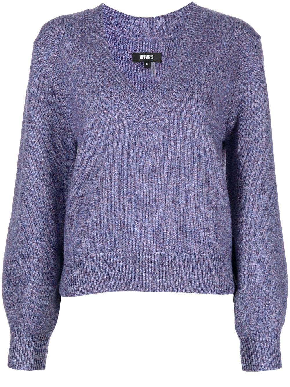 Apparis V-neck jumper - Purple von Apparis