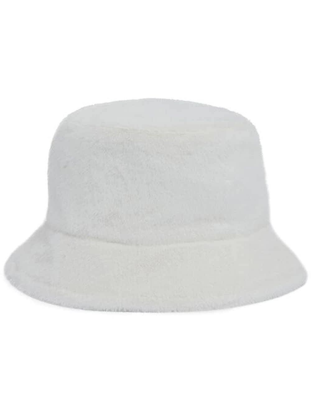 Apparis faux-fur bucket hat - White von Apparis