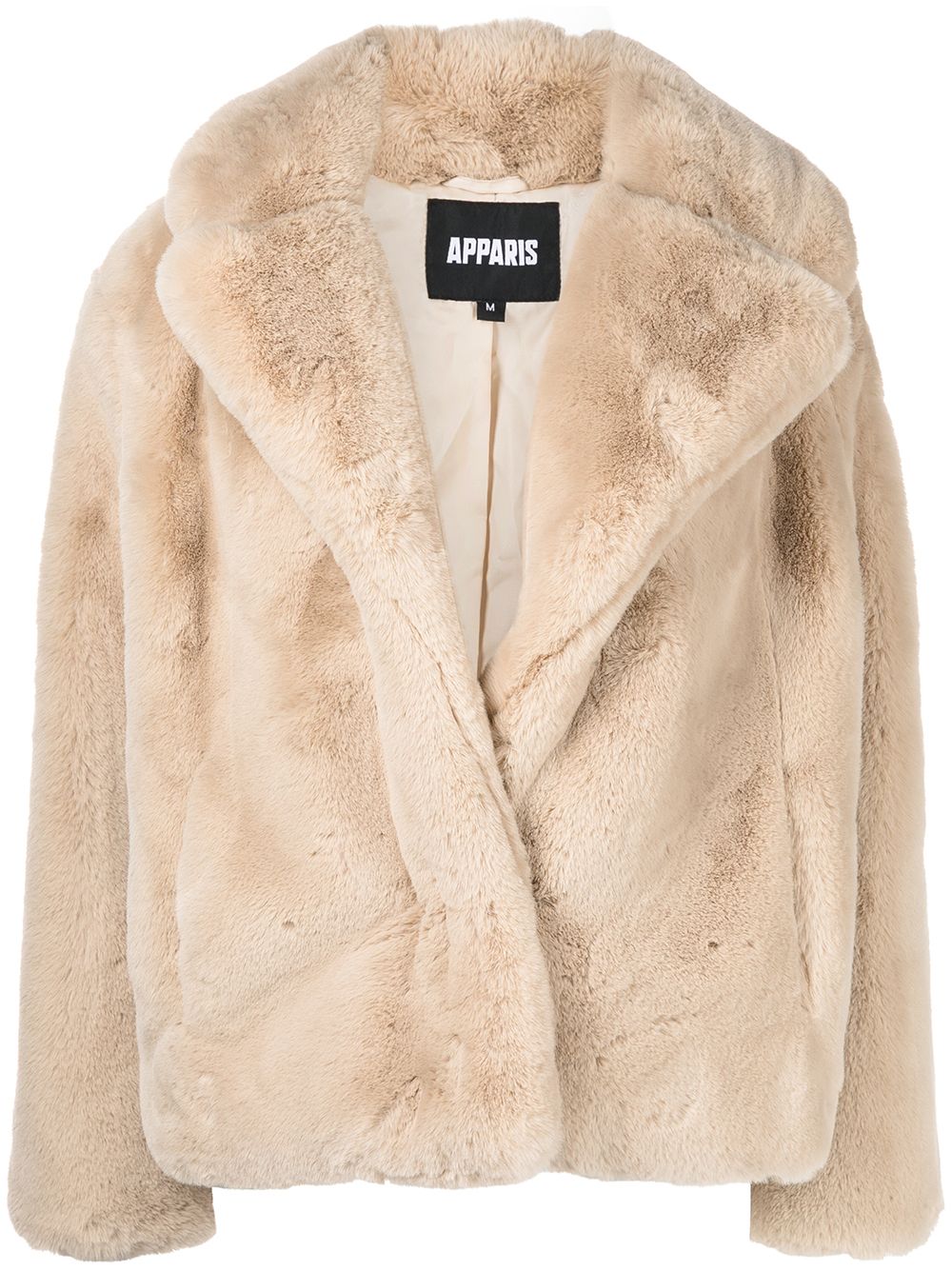 Apparis Milly oversize faux-fur coat - Neutrals