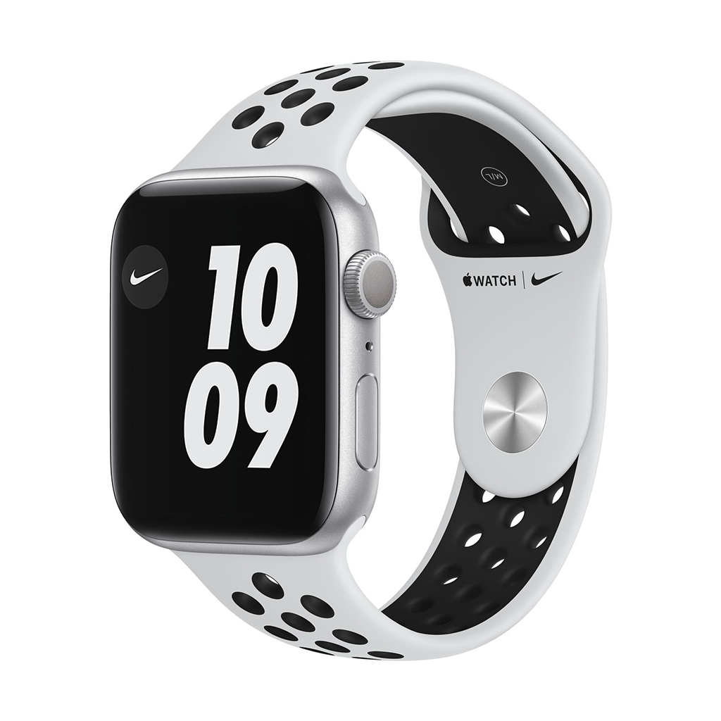 Apple Smartwatch »Serie Nike 6, GPS, 44 mm Aluminium-Gehäuse mit Sportarmband«, (Watch OS MG293FD/A) von Apple