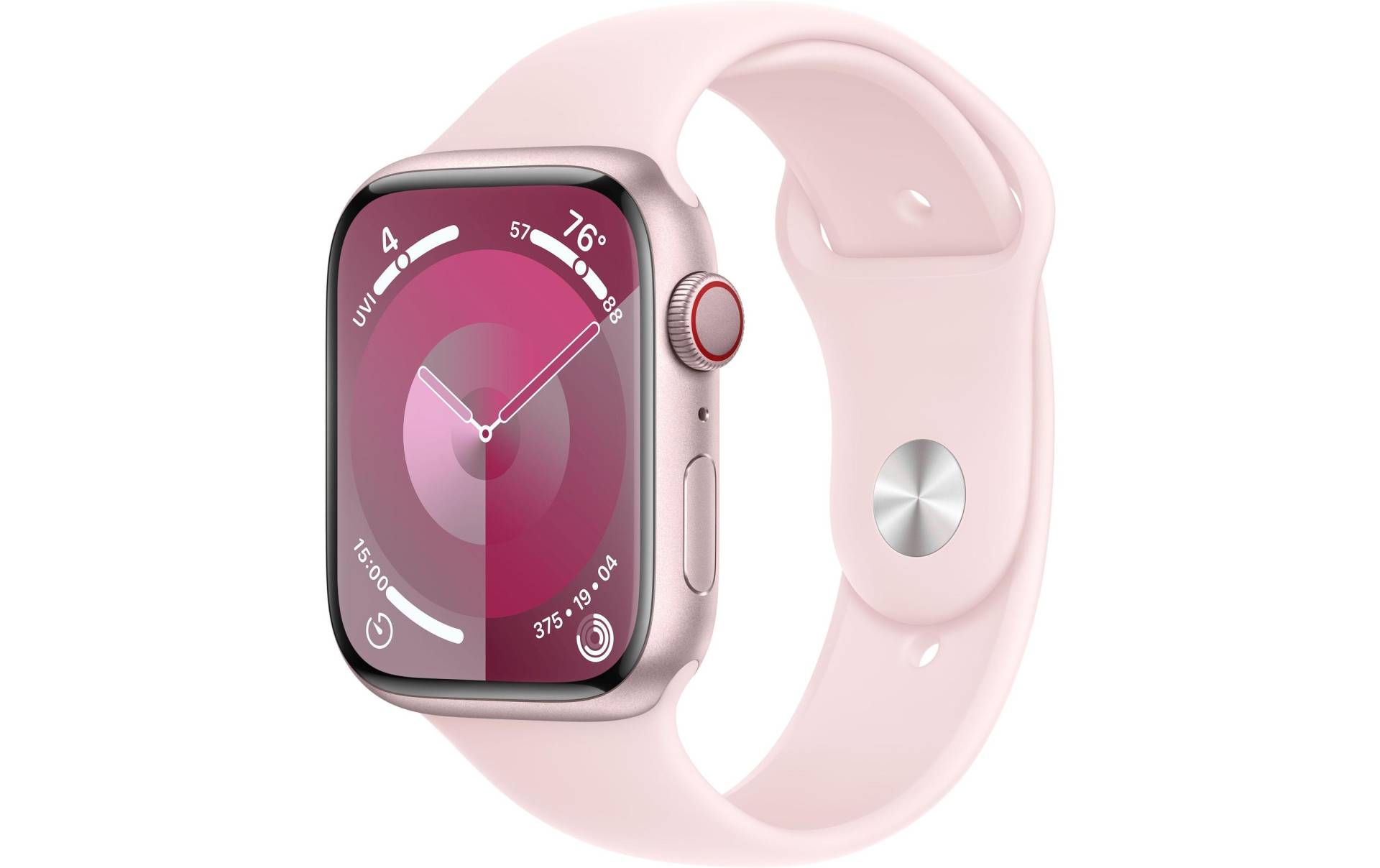 Apple Smartwatch »Series 9, GPS, Aluminium-Gehäuse mit Sportarmband«, (Watch OS 10) von Apple