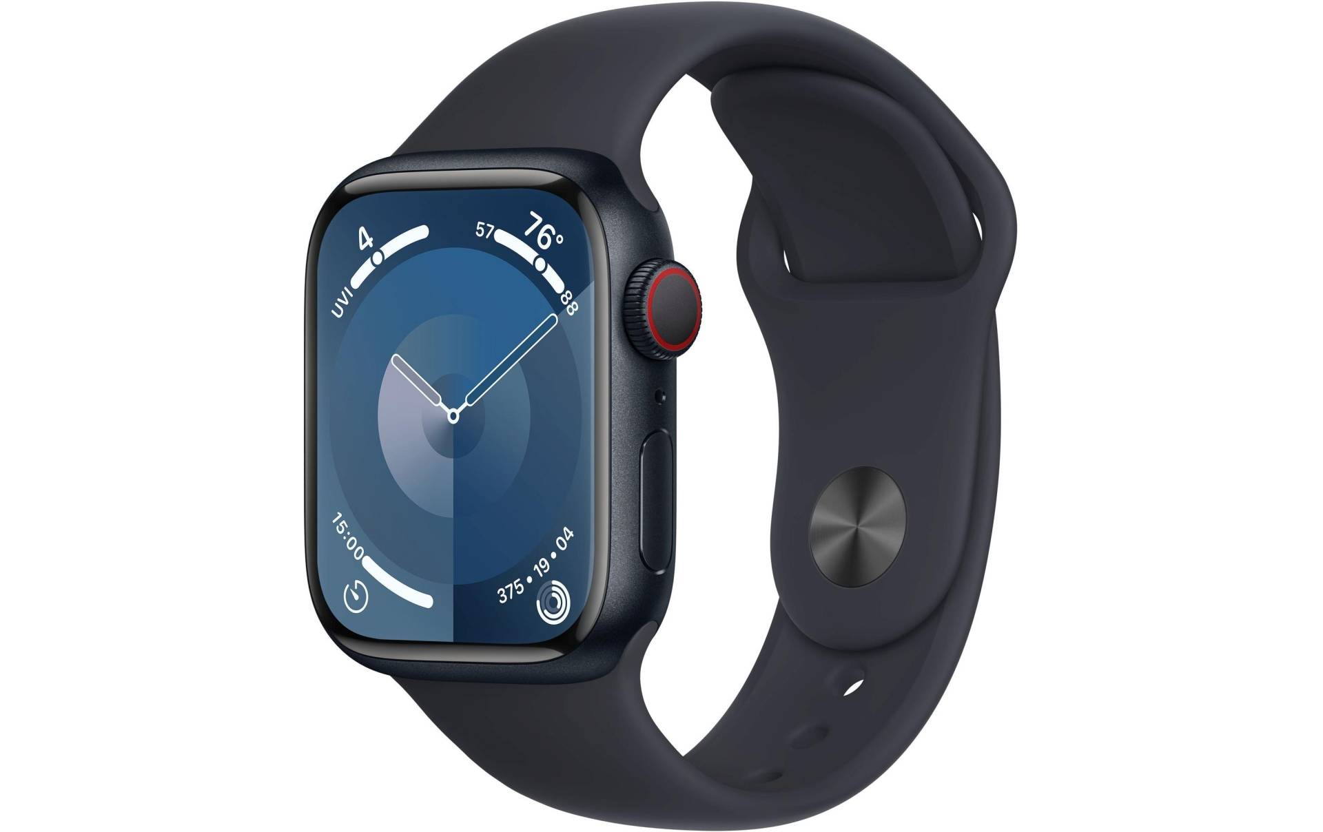 Apple Smartwatch »Series 9, GPS, Aluminium-Gehäuse mit Sportarmband«, (Watch OS 10) von Apple