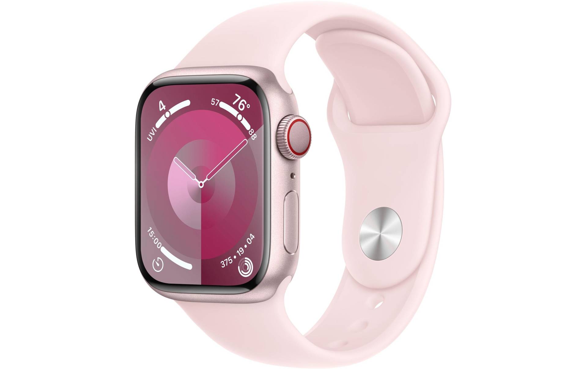 Apple Smartwatch »Series 9, GPS, Aluminium-Gehäuse mit Sportarmband«, (Watch OS 10) von Apple