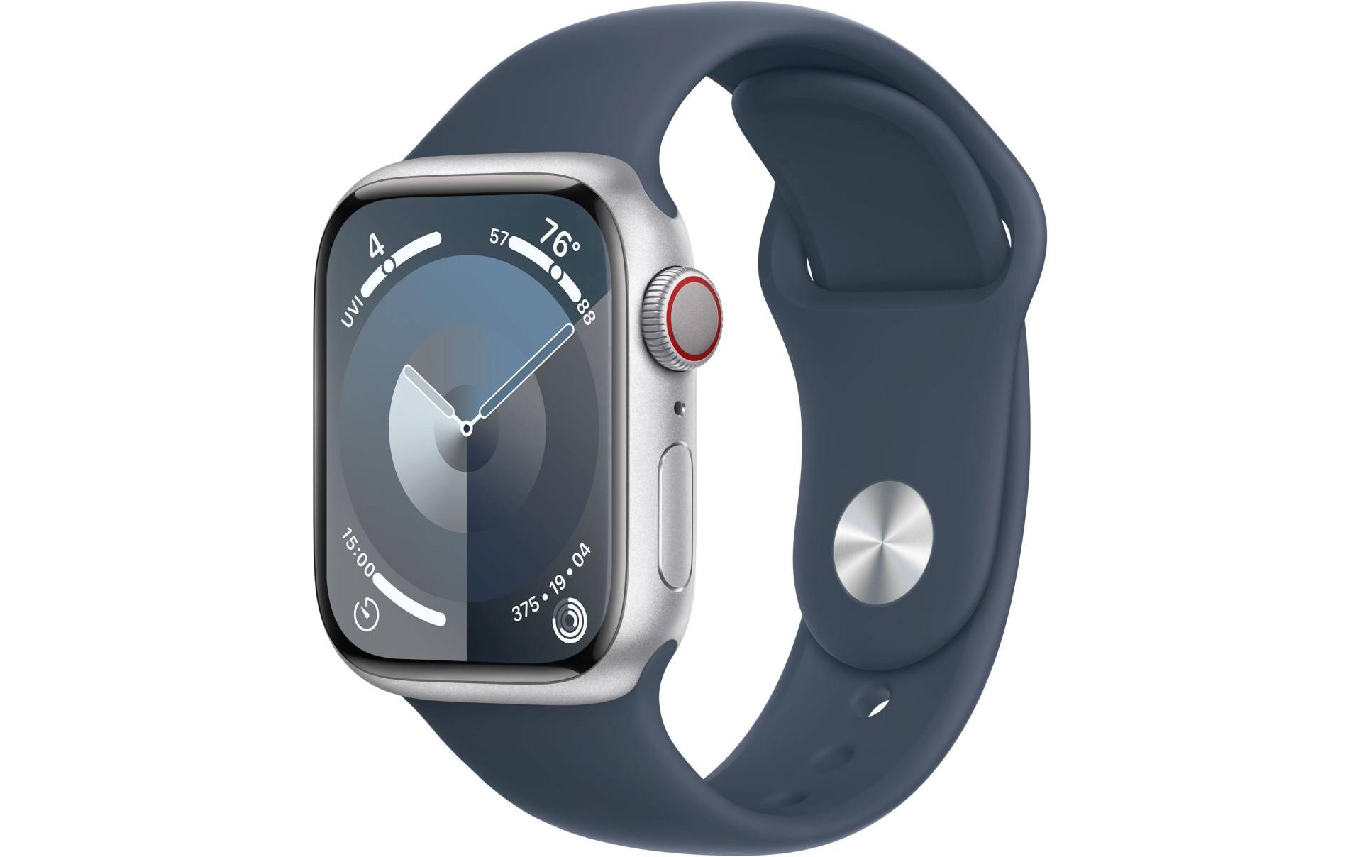 Apple Smartwatch »Series 9, GPS, Aluminium-Gehäuse mit Sportarmband«, (Watch OS 10) von Apple