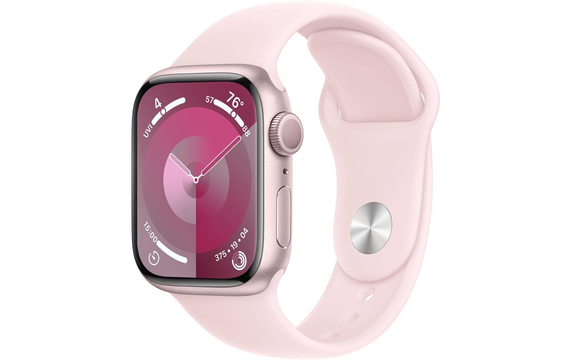 Apple Smartwatch »Series 9, GPS, Aluminium-Gehäuse mit Sportarmband«, (Watch OS 10) von Apple