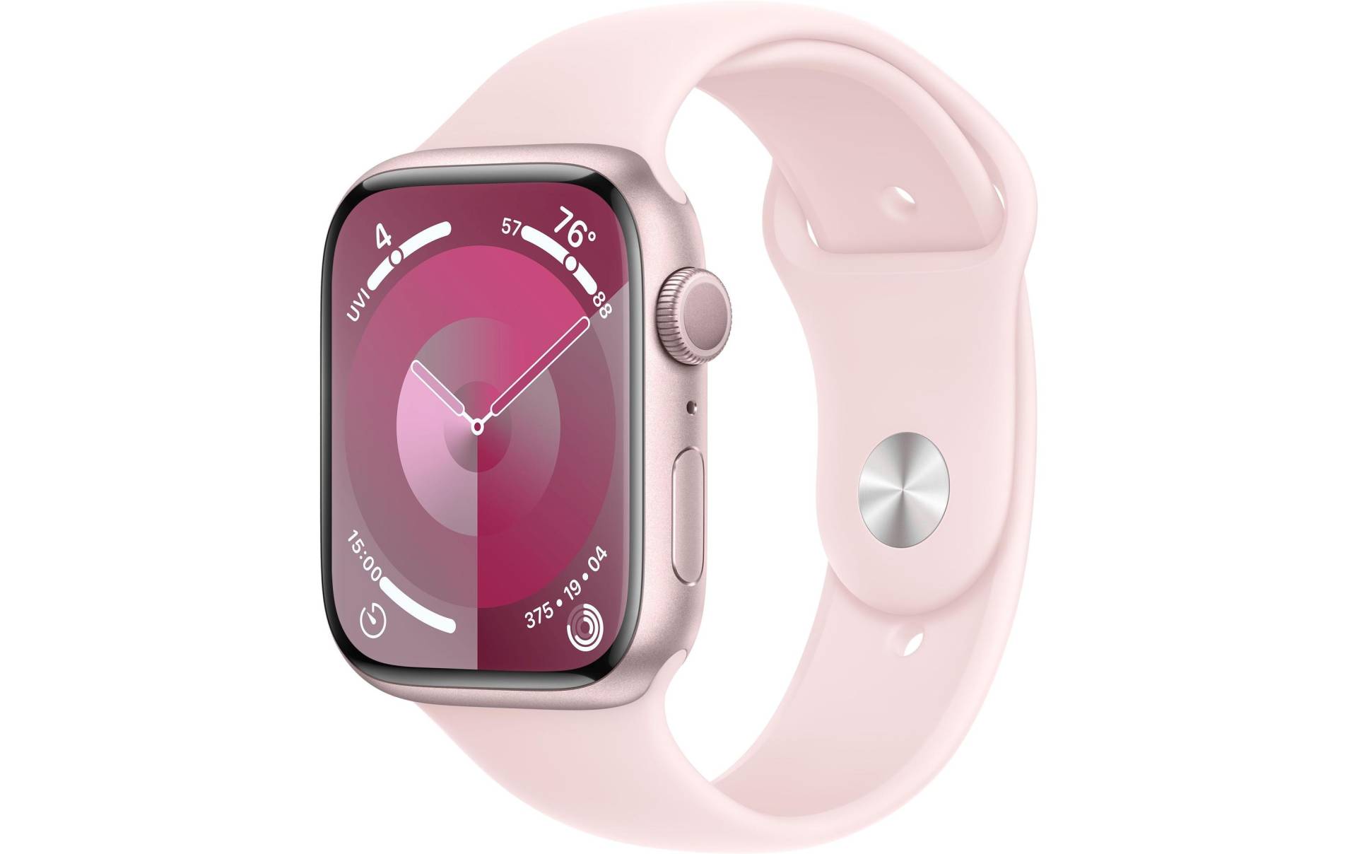 Apple Smartwatch »Series 9, GPS, Aluminium-Gehäuse mit Sportarmband«, (Watch OS 10) von Apple