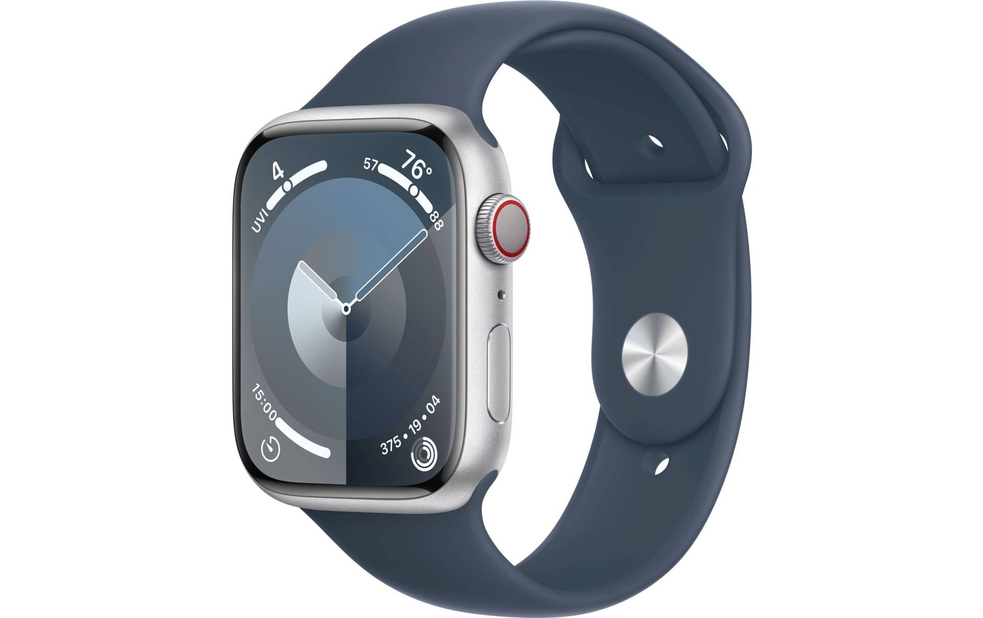 Apple Smartwatch »Series 9, GPS, Aluminium-Gehäuse mit Sportarmband«, (Watch OS 10) von Apple