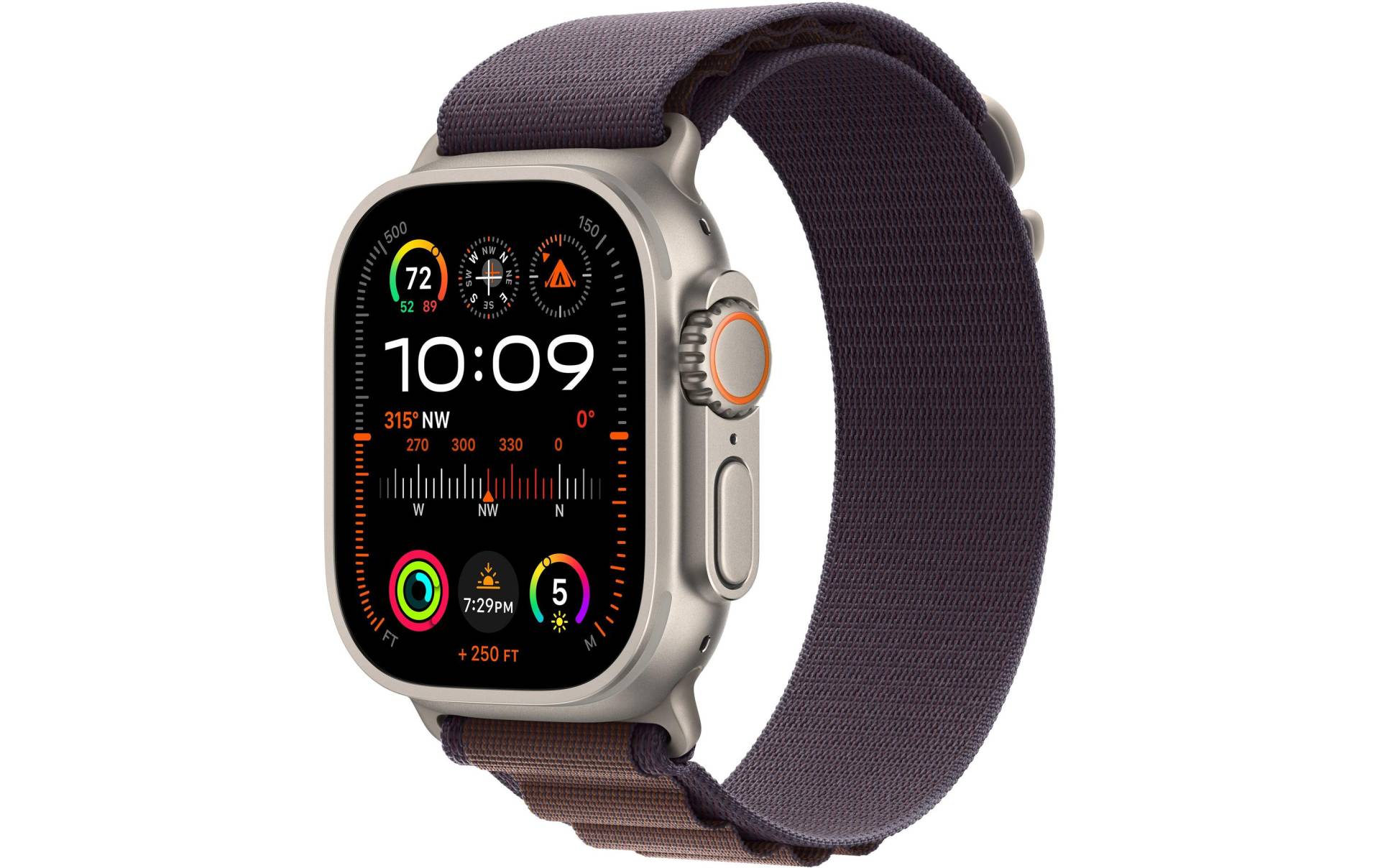 Apple Smartwatch »Ultra 2 GPS + Cellular, Titan, 49mm Alpinarmband« von Apple
