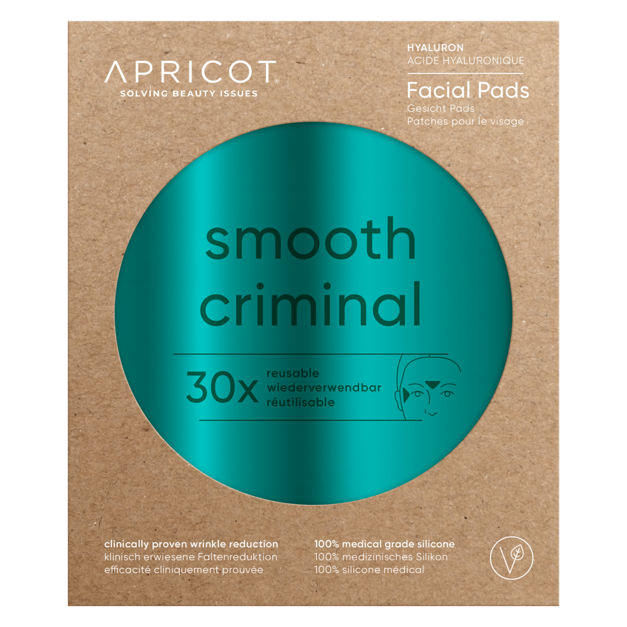 APRICOT - Anti-Falten-Gesichtspads Smooth Criminal von Apricot