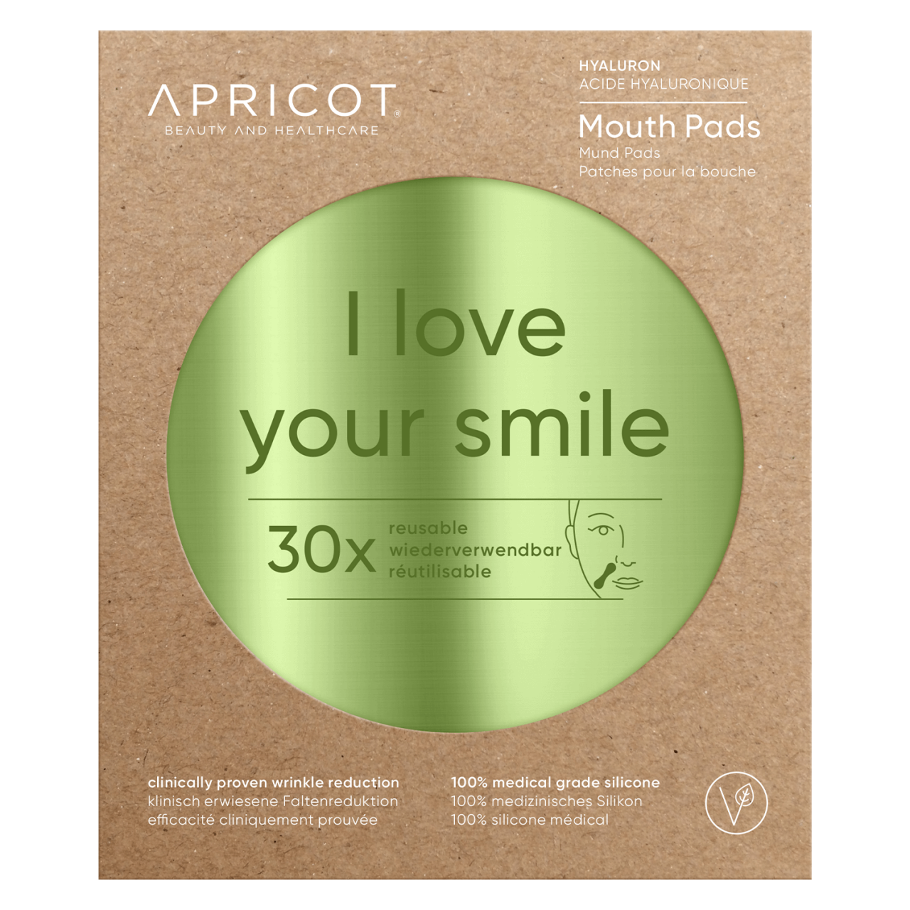 APRICOT - Anti-Falten-Mund Pads I love Your Smile von Apricot