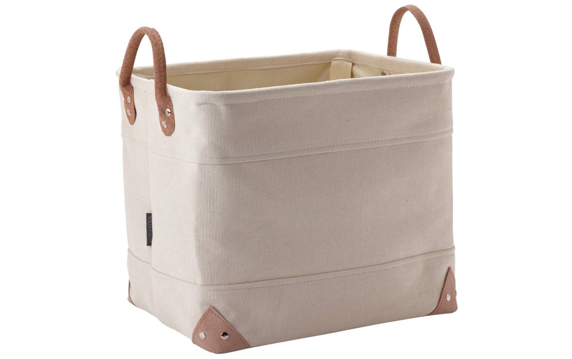 Aufbewahrungskorb »Aquanova Lubin 35 x 27 x 30 cm, Beige«, (1 St.) von Aquanova