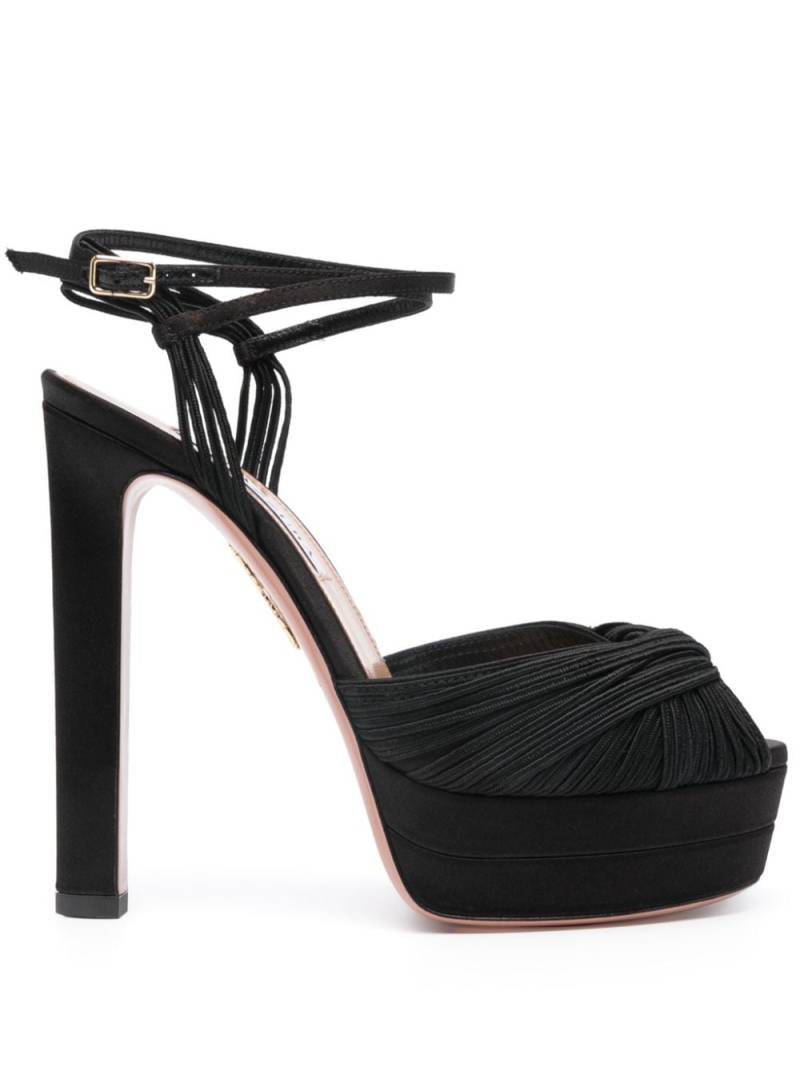 Aquazzura Bellini Beauty Plateau 135mm sandals - Black von Aquazzura