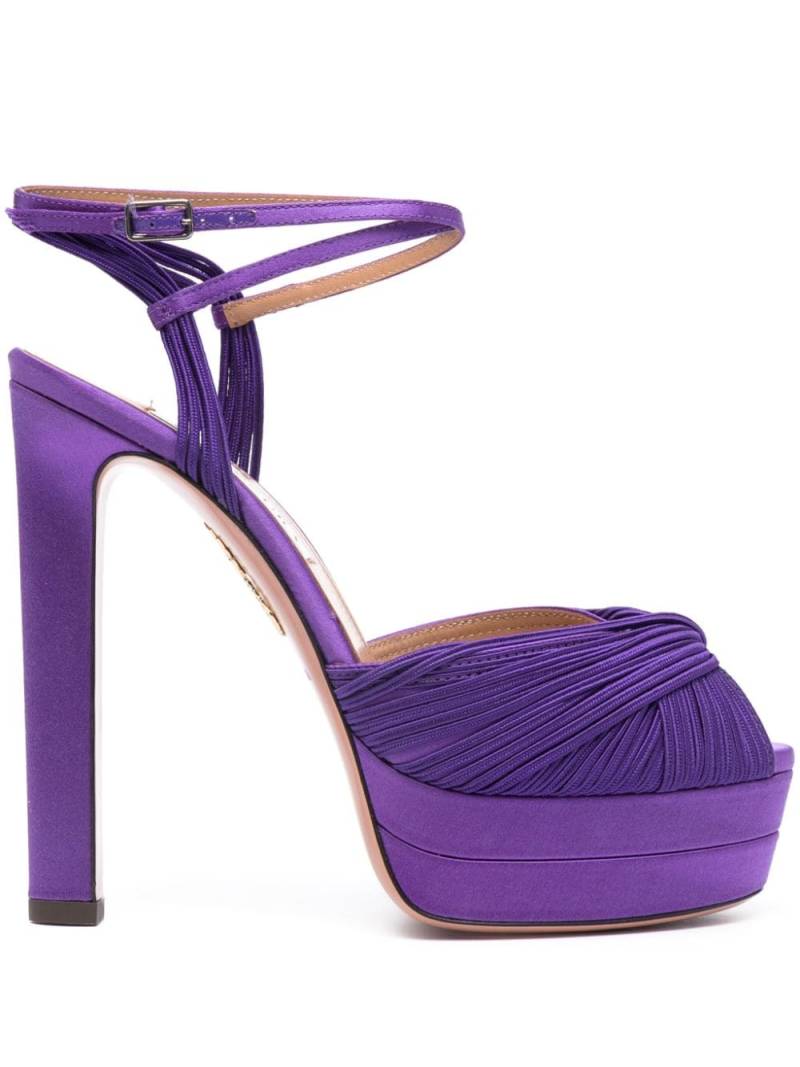 Aquazzura Bellini Beauty Plateau 135mm sandals - Purple von Aquazzura
