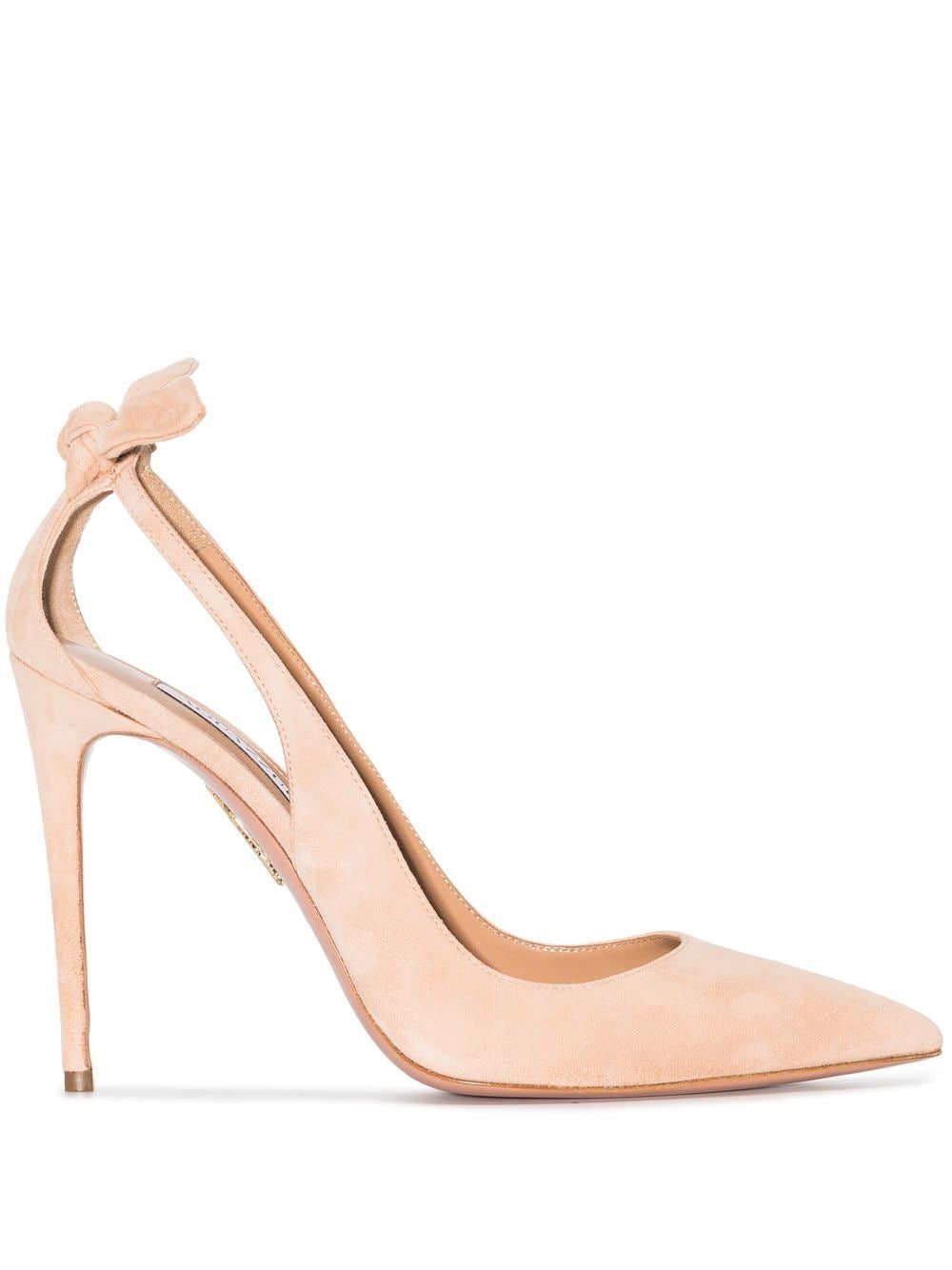 Aquazzura Bow Tie 105mm pumps - Neutrals von Aquazzura