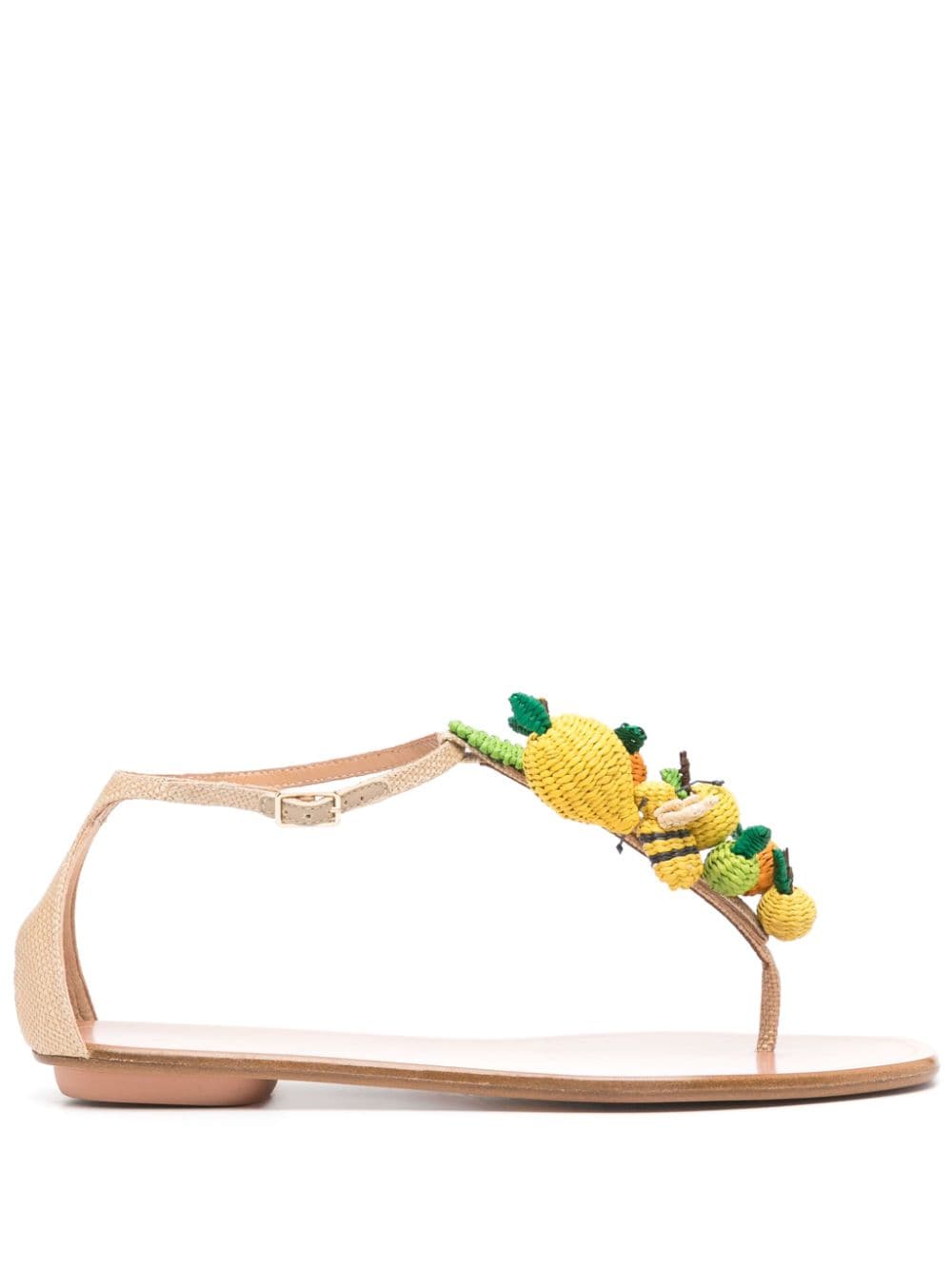 Aquazzura Citrus Punch flat sandals - Neutrals von Aquazzura