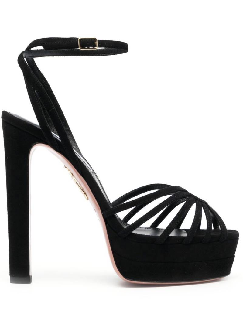 Aquazzura Flow Plateau 150mm sandals - Black von Aquazzura