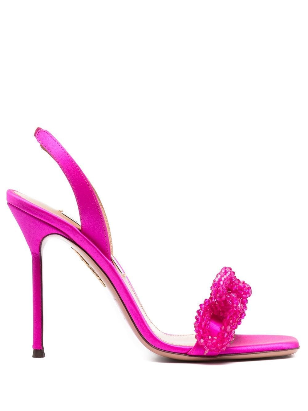 Aquazzura Orchid 115mm stiletto sandals - Pink von Aquazzura
