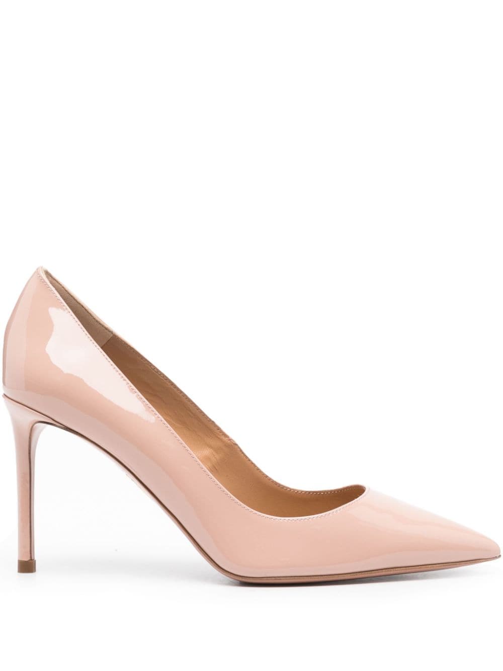 Aquazzura Purist 105mm leather pumps - Pink von Aquazzura