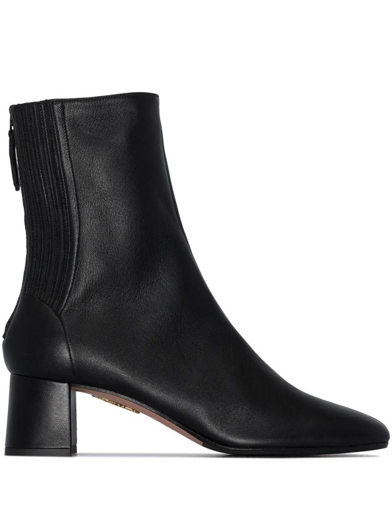 Aquazzura Saint Honore 50mm leather boots - Black von Aquazzura