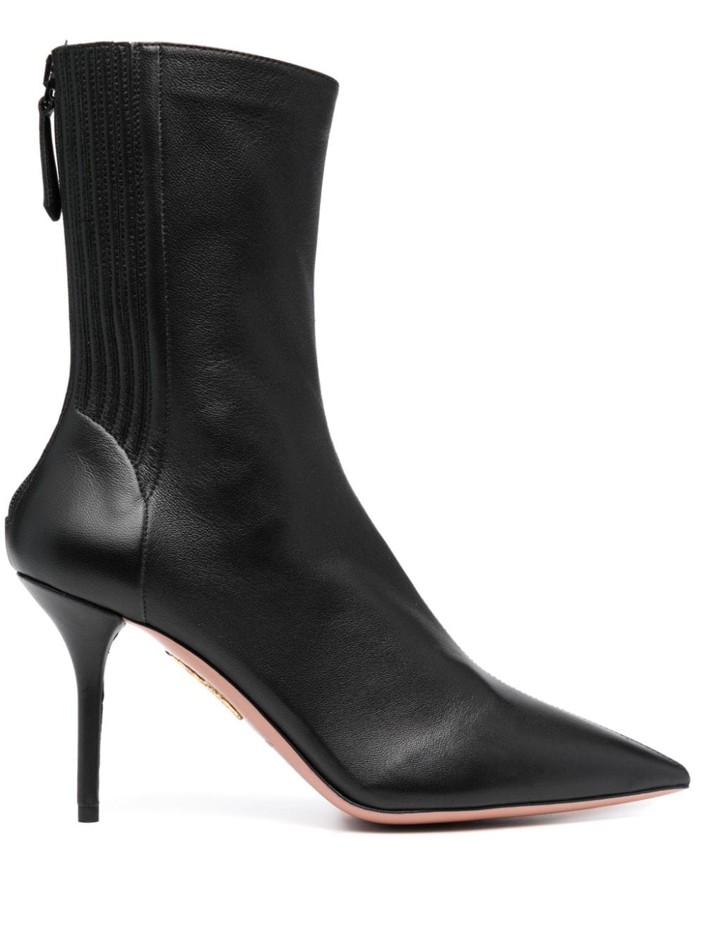 Aquazzura Saint Honore 85 leather boots - Black von Aquazzura