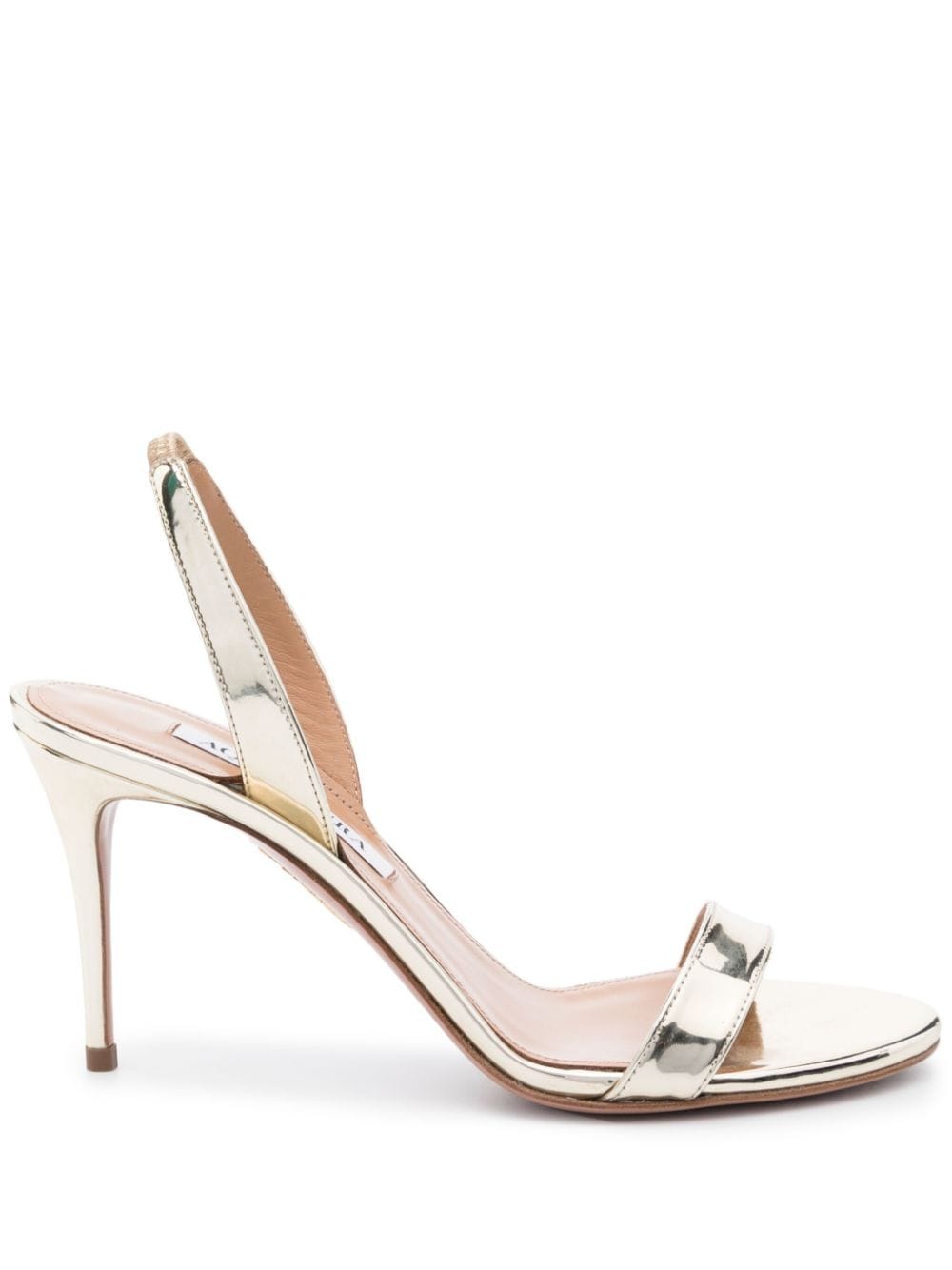 Aquazzura So Nude 85mm sandals - Gold von Aquazzura